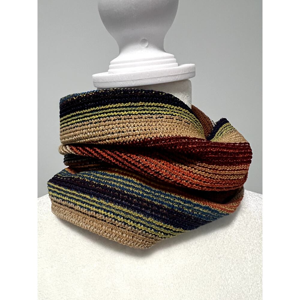 Warm Tone Multi-color scarf/ Neck Wrap